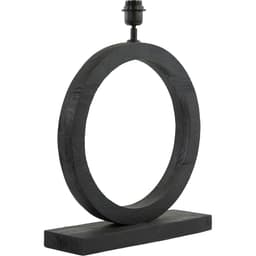 Lampvoet Tina hout mat zwart - 2