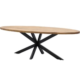 Eettafel Rico ovaal 160x90 cm - 1
