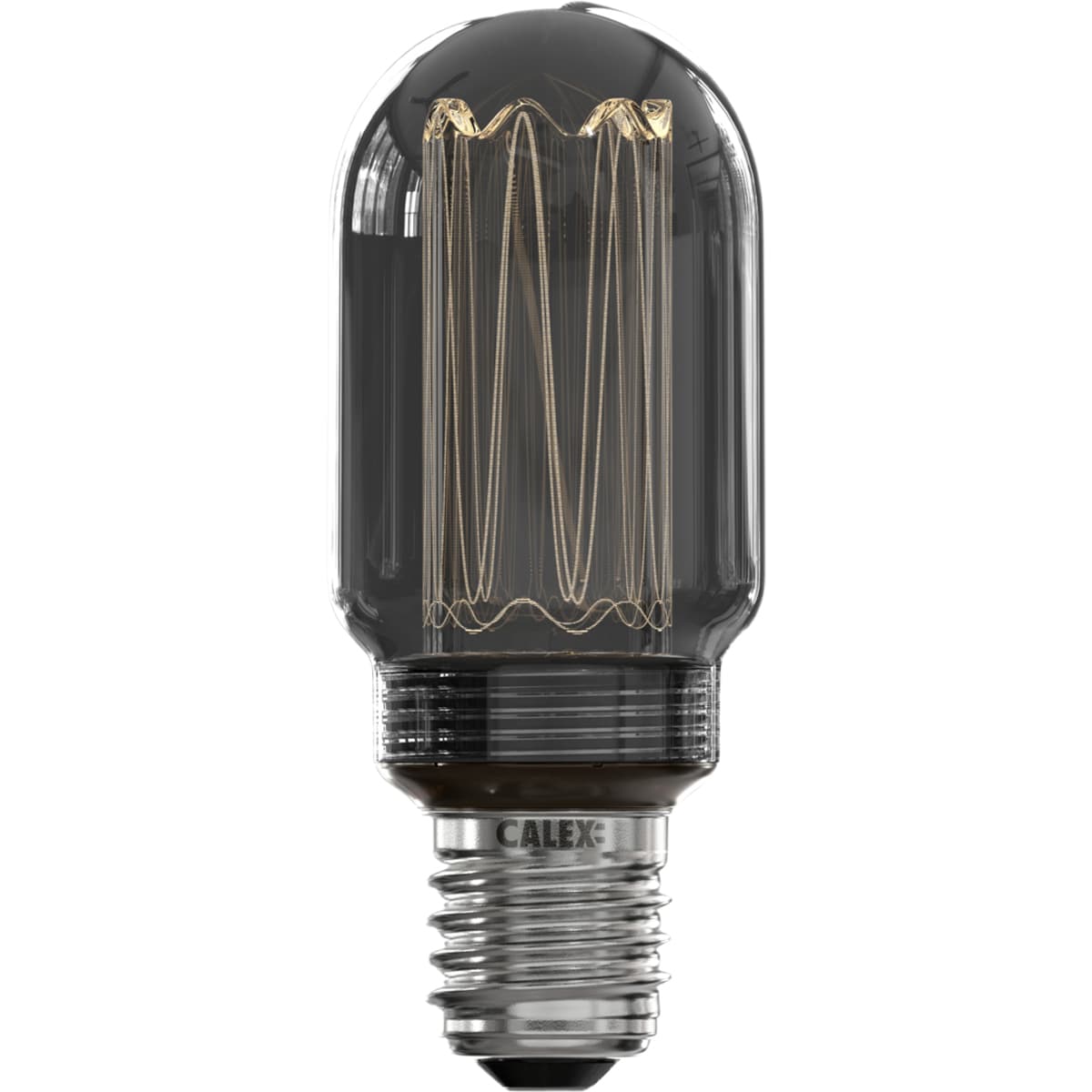 Calex LED Glasfiber Buis lamp T45 220-240V 3,5W 40LM 2000K Titanium E27 dimbaar  - 2