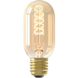 Calex Buis T45 Goud Flex Filament 220-240V 3.8W 250lm 2100K E27 Dimbaar met LED dimmer  - 2