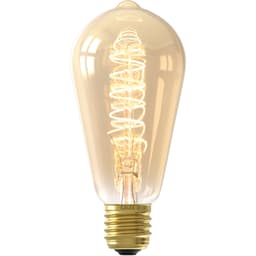 Calex Rustic ST64 Gold Flex Filament 220-240V 3,8W 250lm 2100K E27 dimbaar via LED dimmer  - 2