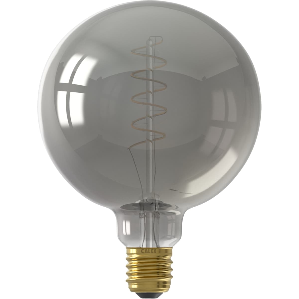 Calex Globe G125 Titanium Flex Filament 220-240V 4W 136lm 1800K E27 Dimbaar met LED dimmer 