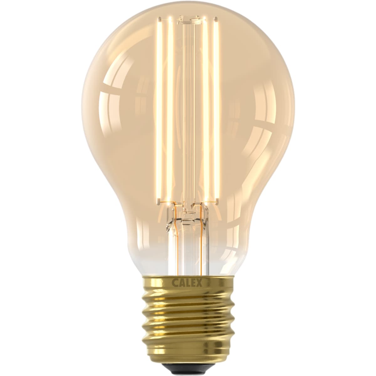 Calex Standaard A60 Goud Straight filament 220-240V 4.5W 470lm 2100K E27 Dimbaar met LED dimmer  - 2
