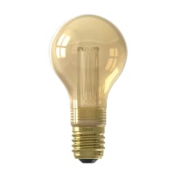 Calex LED Glassfiber Standaard A60 Goud SMD 220-240V 3.5W 120lm 1800K E27 Dimbaar met LED dimmer  - 1